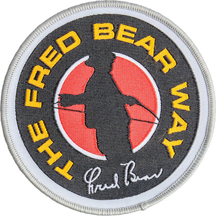 Fred Bear Way Stitch On Patch